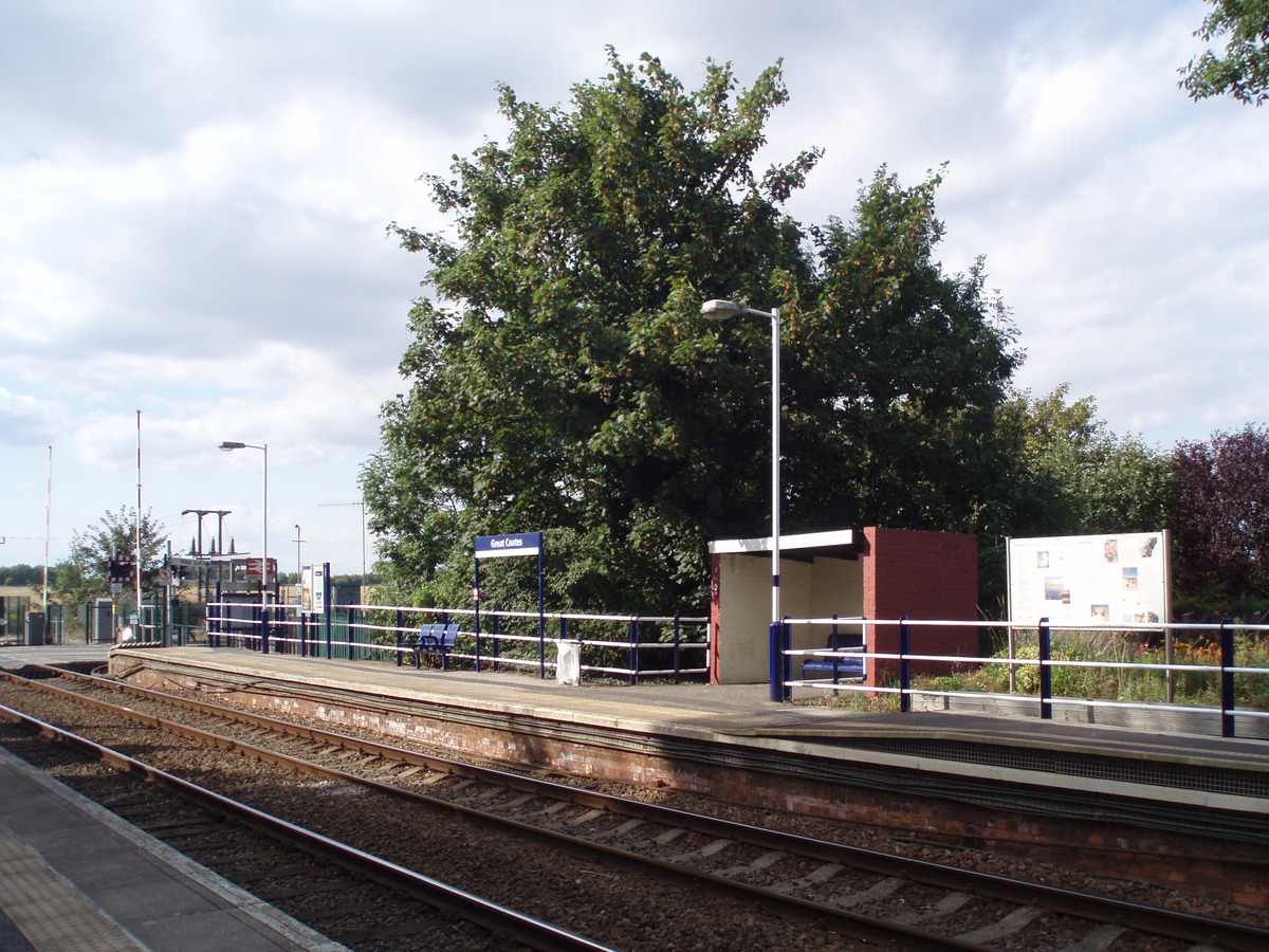 Grimsby-bound platform, Great Coates